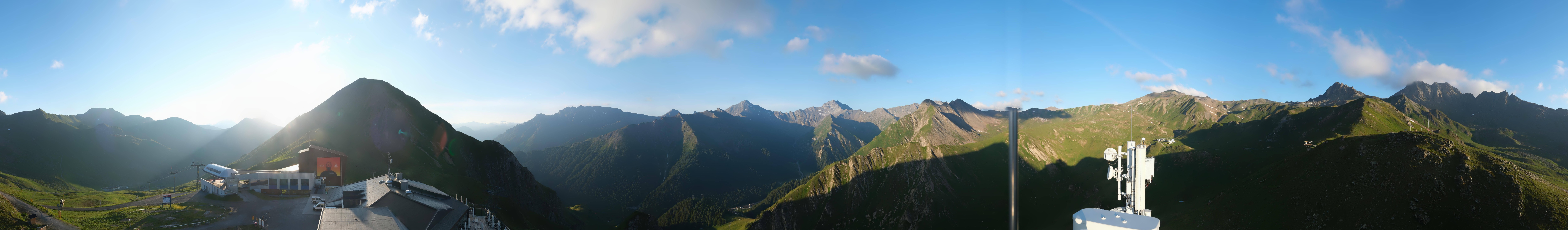 Archiv Foto Webcam Alp Trida Sattel in Samnaun