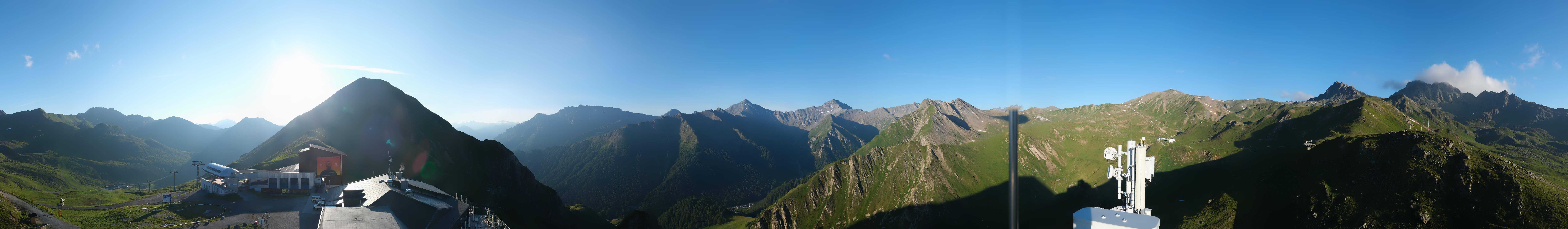 Archiv Foto Webcam Alp Trida Sattel in Samnaun