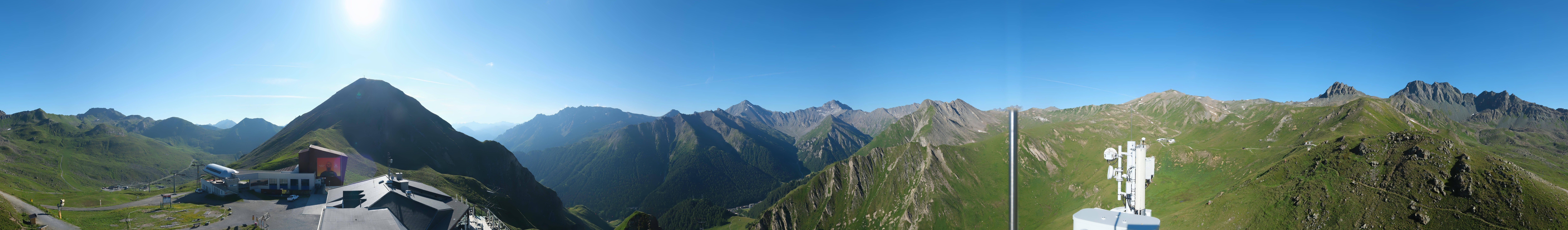 Archiv Foto Webcam Alp Trida Sattel in Samnaun