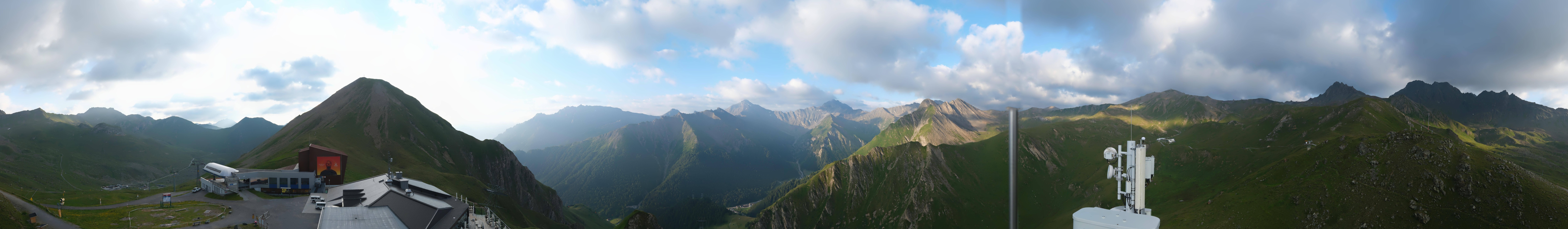 Archiv Foto Webcam Alp Trida Sattel in Samnaun