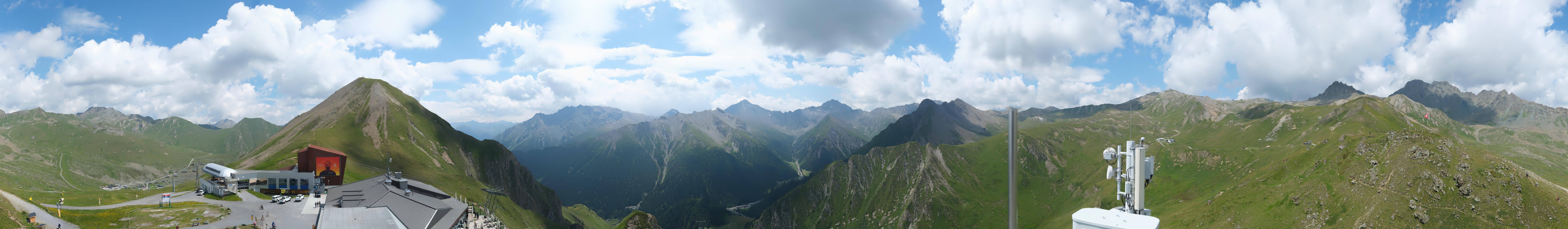 Archiv Foto Webcam Alp Trida Sattel in Samnaun