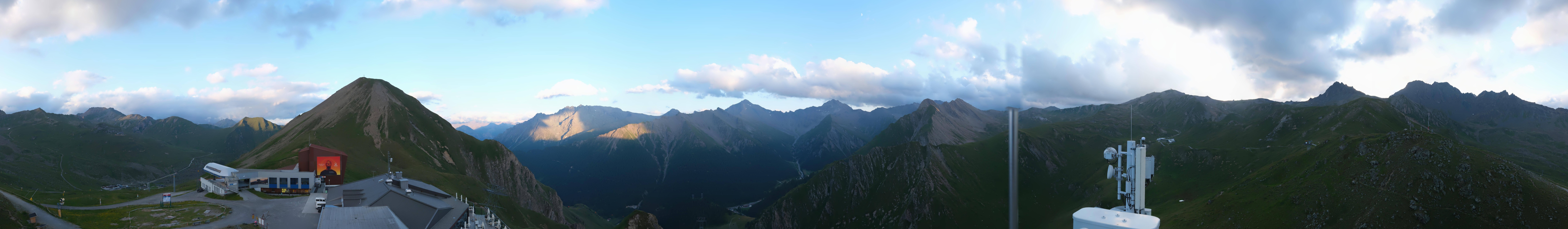 Archiv Foto Webcam Alp Trida Sattel in Samnaun