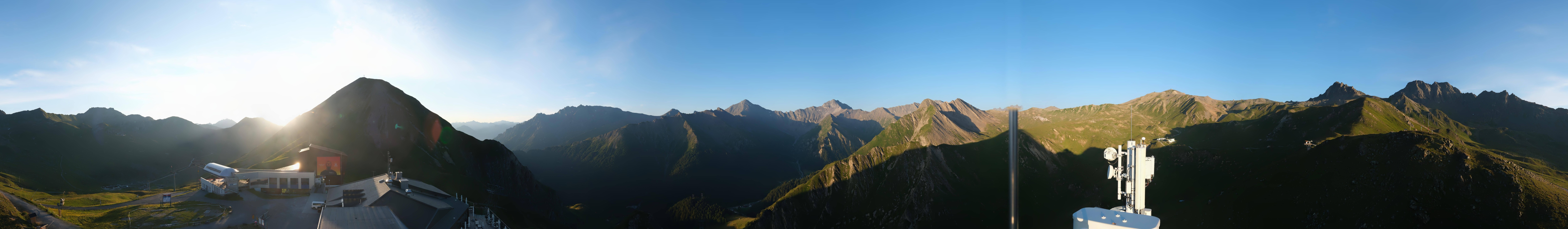 Archiv Foto Webcam Alp Trida Sattel in Samnaun