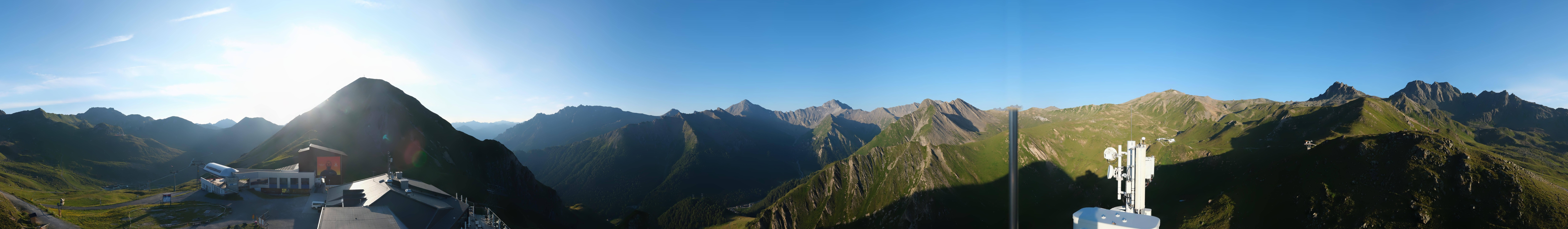 Archiv Foto Webcam Alp Trida Sattel in Samnaun