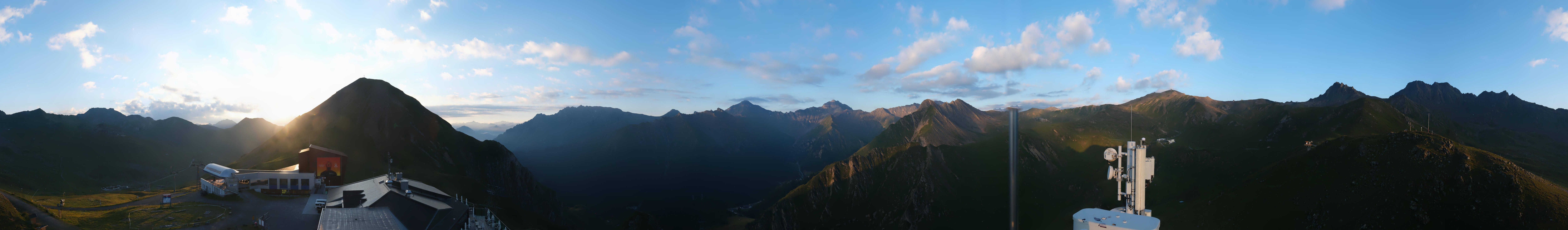 Archiv Foto Webcam Alp Trida Sattel in Samnaun
