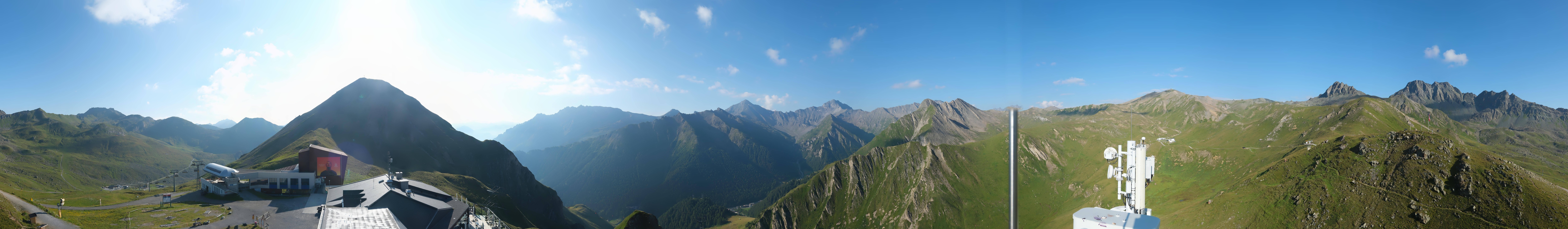 Archiv Foto Webcam Alp Trida Sattel in Samnaun