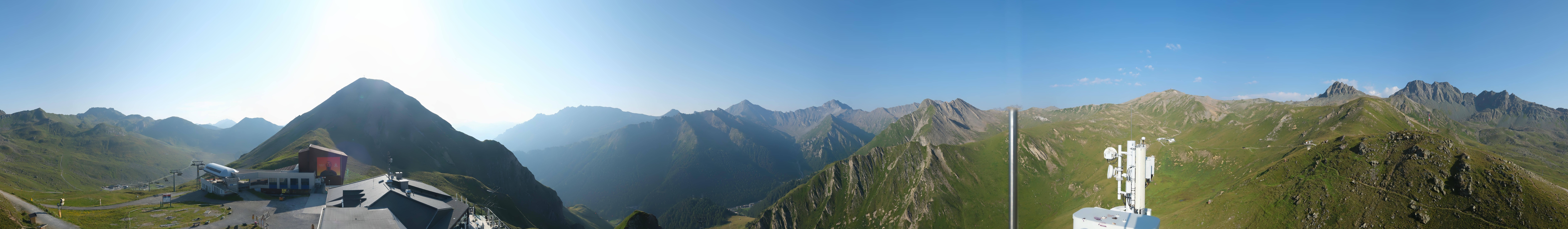 Archiv Foto Webcam Alp Trida Sattel in Samnaun
