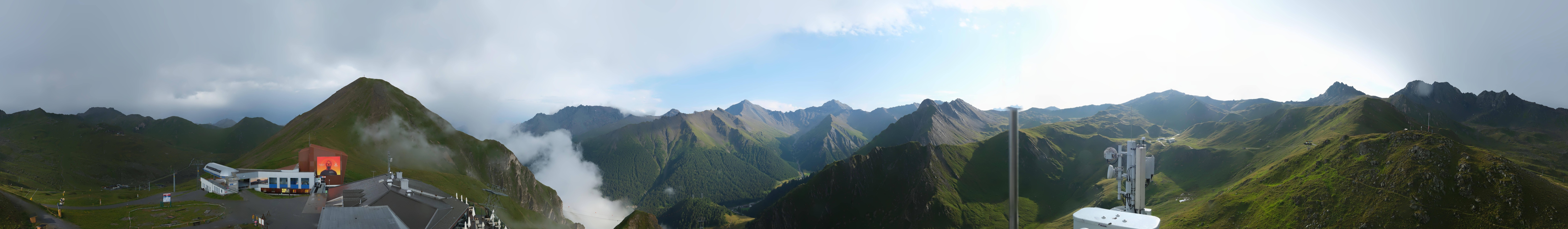 Archiv Foto Webcam Alp Trida Sattel in Samnaun