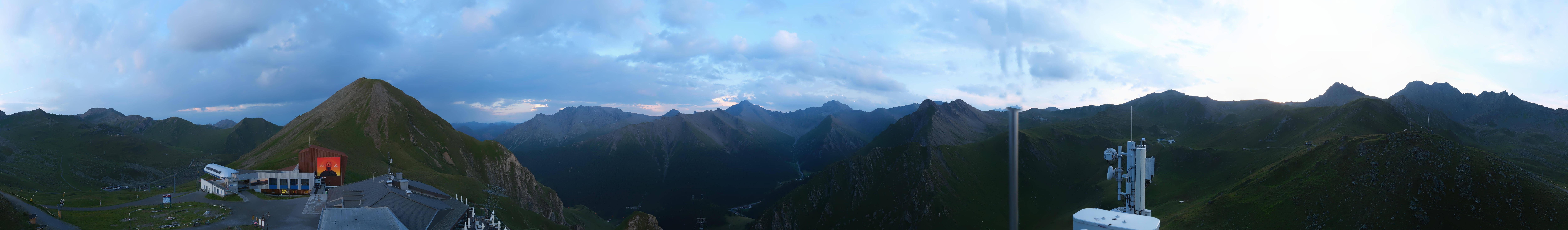 Archiv Foto Webcam Alp Trida Sattel in Samnaun