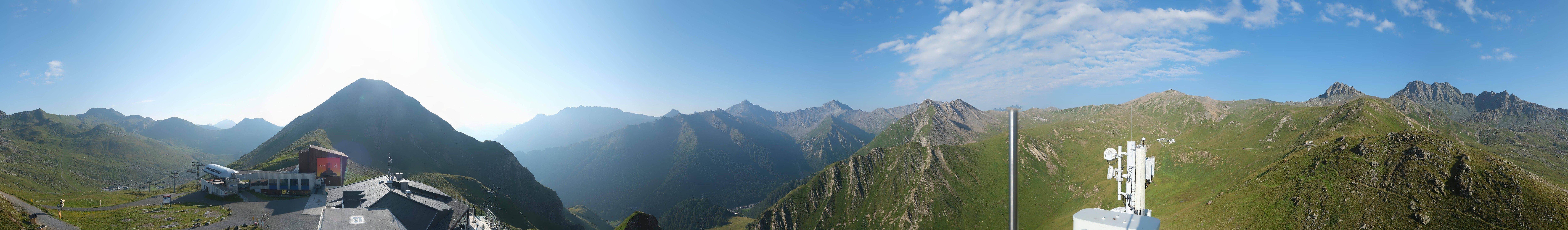 Archiv Foto Webcam Alp Trida Sattel in Samnaun