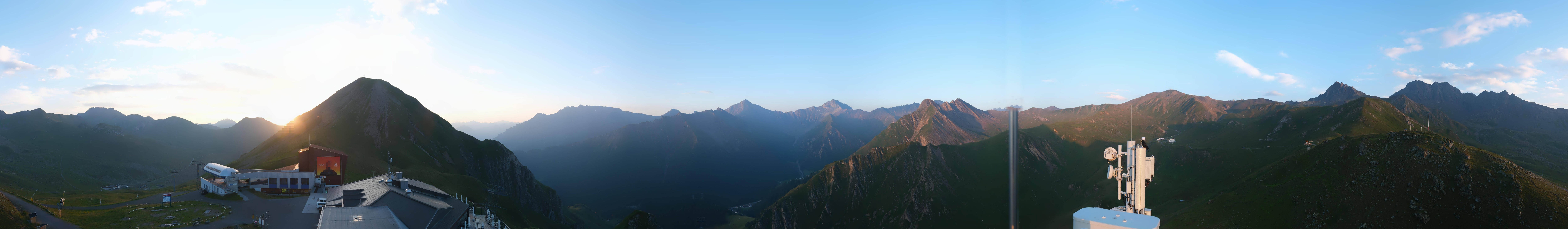 Archiv Foto Webcam Alp Trida Sattel in Samnaun