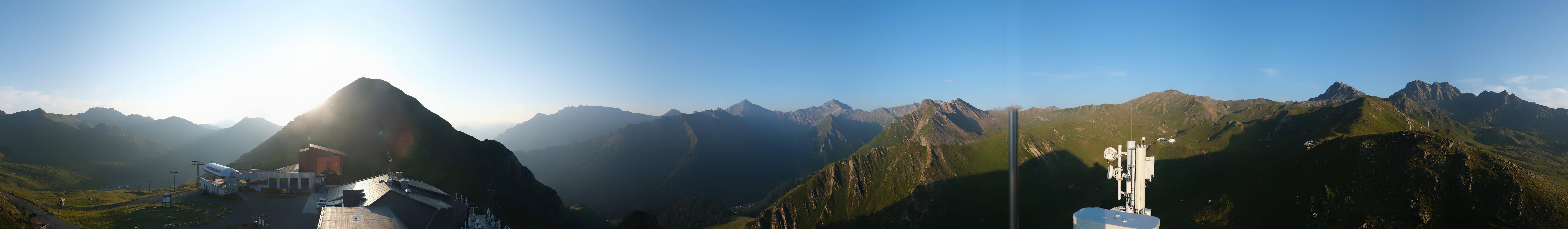 Archiv Foto Webcam Alp Trida Sattel in Samnaun