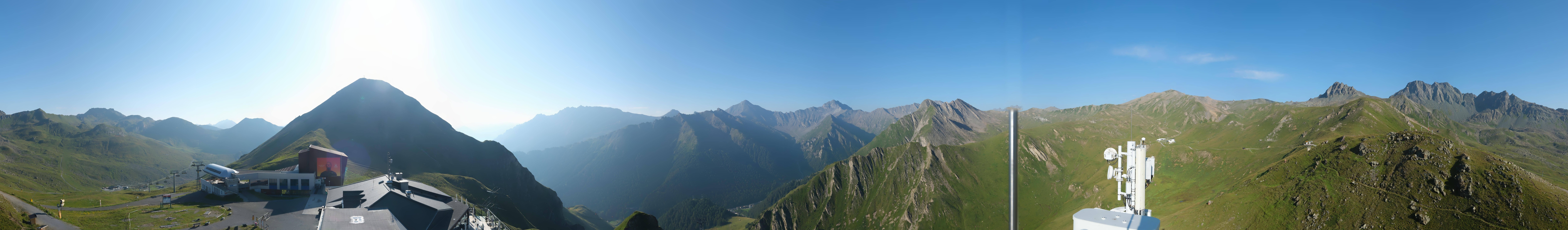 Archiv Foto Webcam Alp Trida Sattel in Samnaun