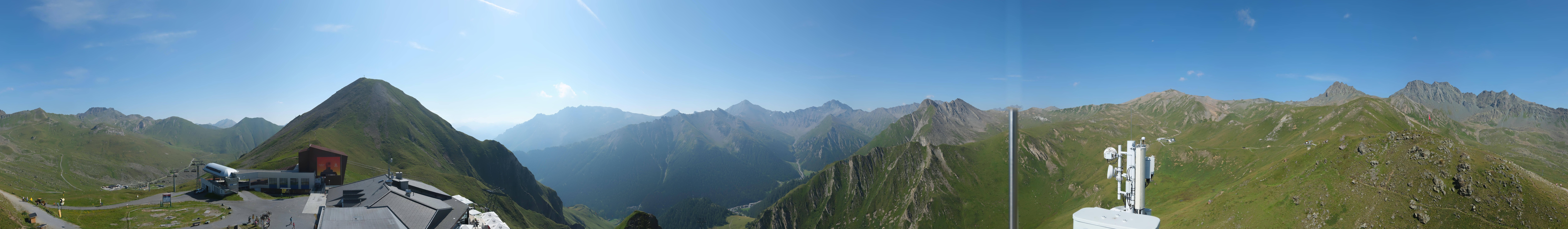 Archiv Foto Webcam Alp Trida Sattel in Samnaun