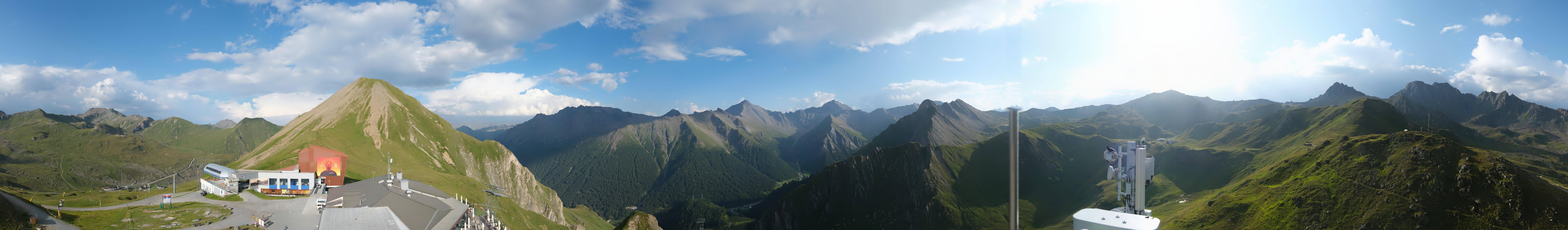 Archiv Foto Webcam Alp Trida Sattel in Samnaun