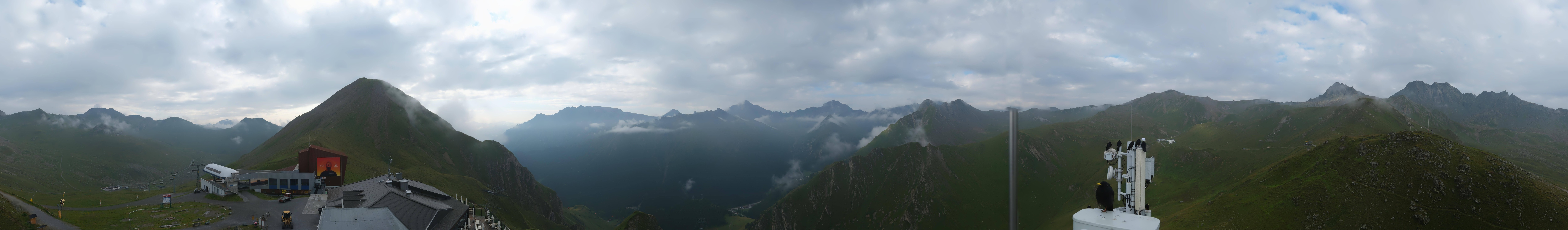 Archiv Foto Webcam Alp Trida Sattel in Samnaun