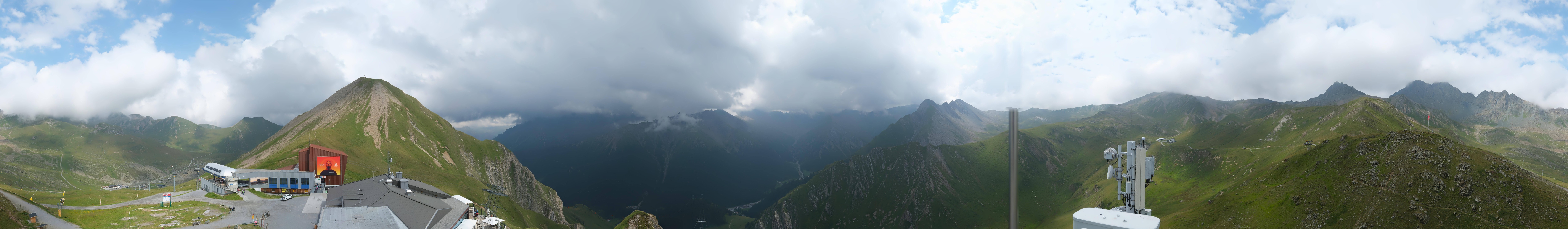 Archiv Foto Webcam Alp Trida Sattel in Samnaun