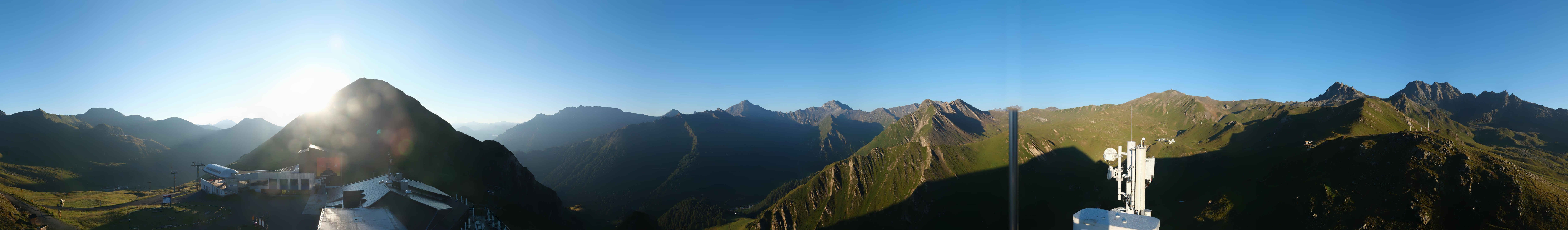 Archiv Foto Webcam Alp Trida Sattel in Samnaun