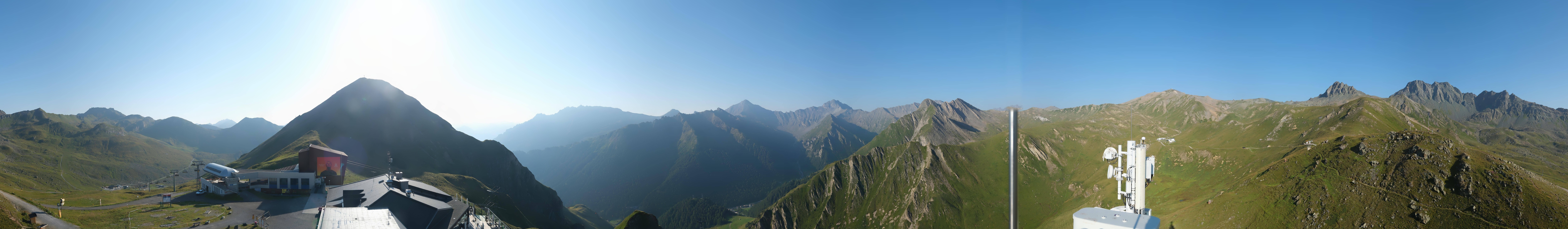 Archiv Foto Webcam Alp Trida Sattel in Samnaun