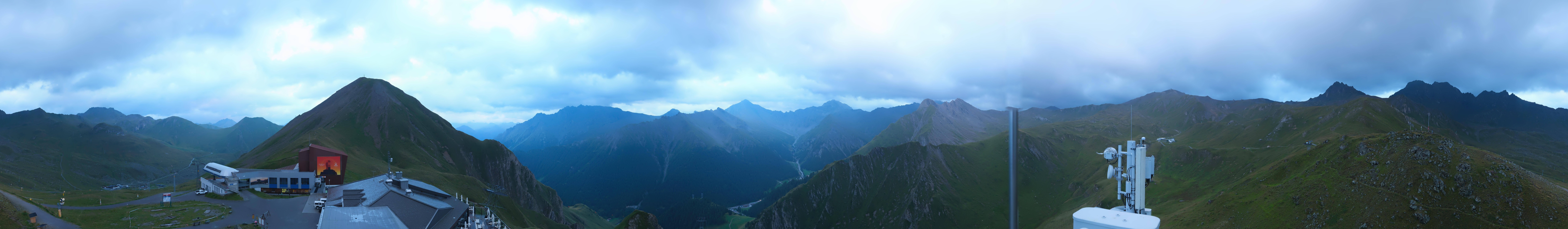 Archiv Foto Webcam Alp Trida Sattel in Samnaun