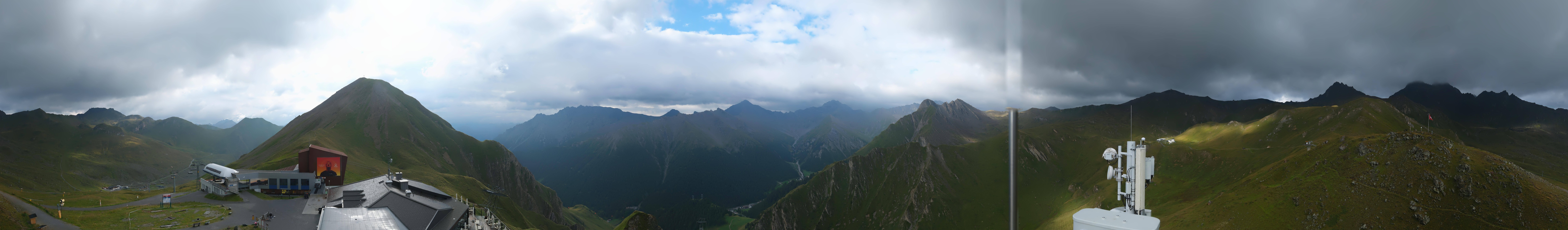 Archiv Foto Webcam Alp Trida Sattel in Samnaun