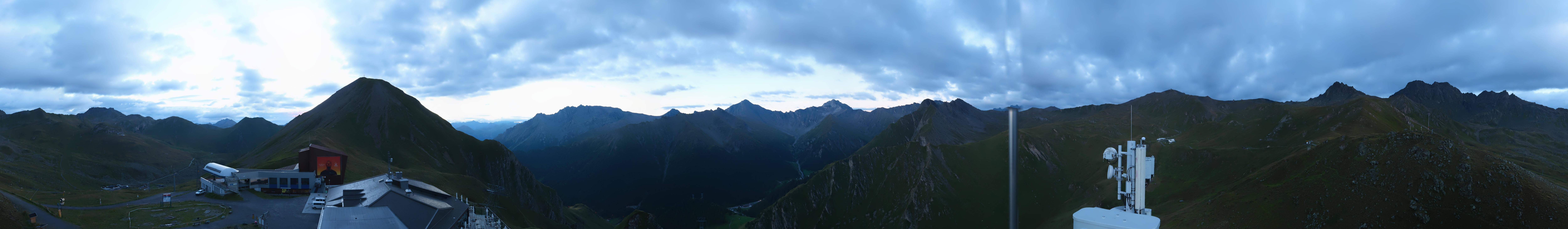 Archiv Foto Webcam Alp Trida Sattel in Samnaun