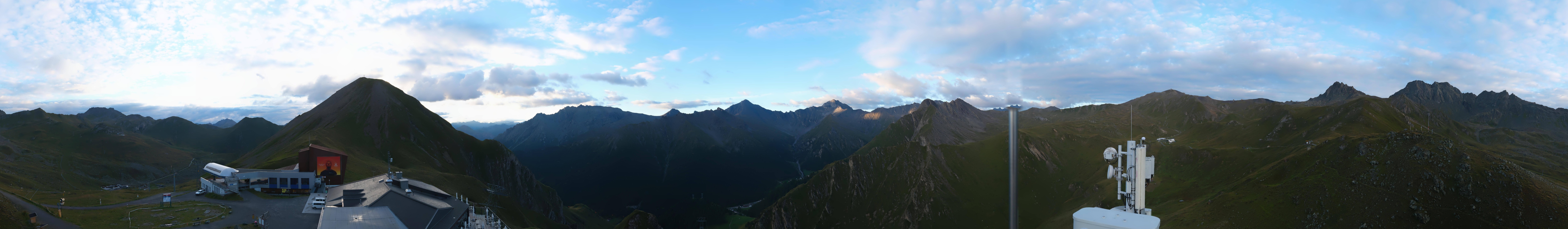 Archiv Foto Webcam Alp Trida Sattel in Samnaun
