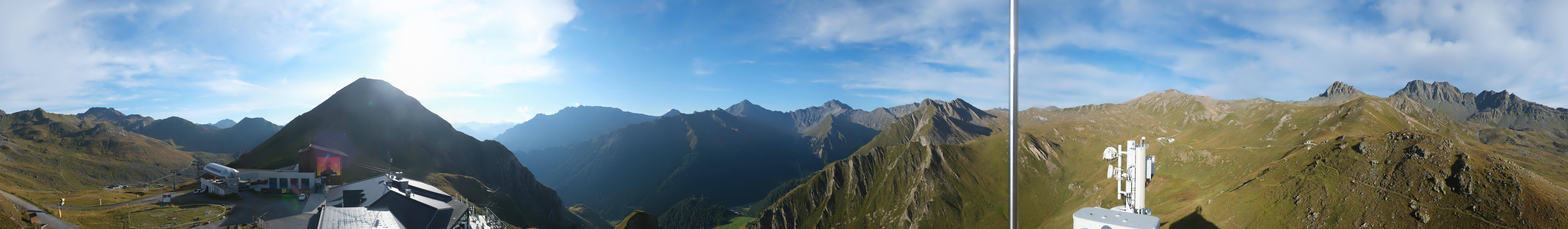 Archiv Foto Webcam Alp Trida Sattel in Samnaun
