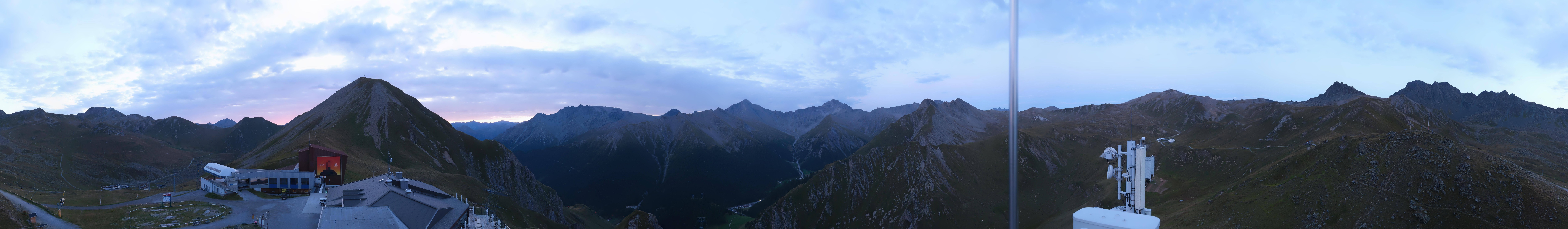 Archiv Foto Webcam Alp Trida Sattel in Samnaun