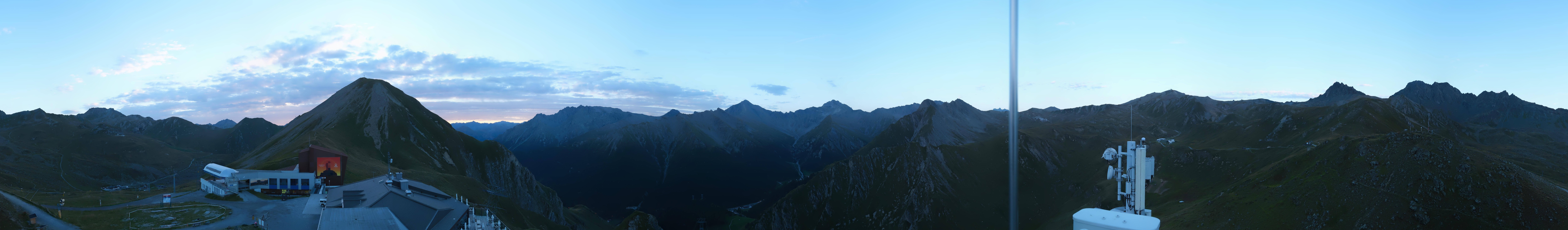 Archiv Foto Webcam Alp Trida Sattel in Samnaun