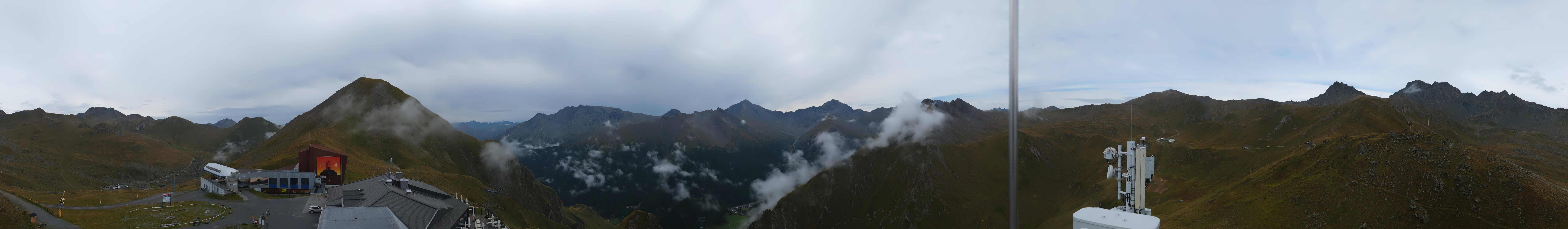 Archiv Foto Webcam Alp Trida Sattel in Samnaun