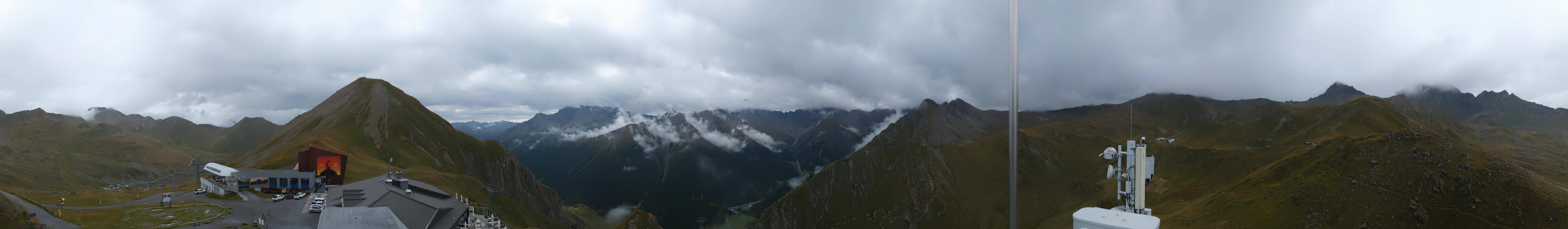 Archiv Foto Webcam Alp Trida Sattel in Samnaun