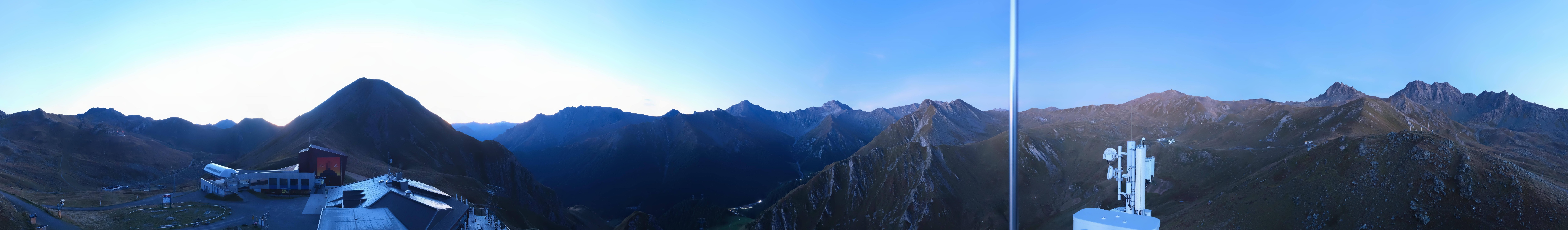 Archiv Foto Webcam Alp Trida Sattel in Samnaun