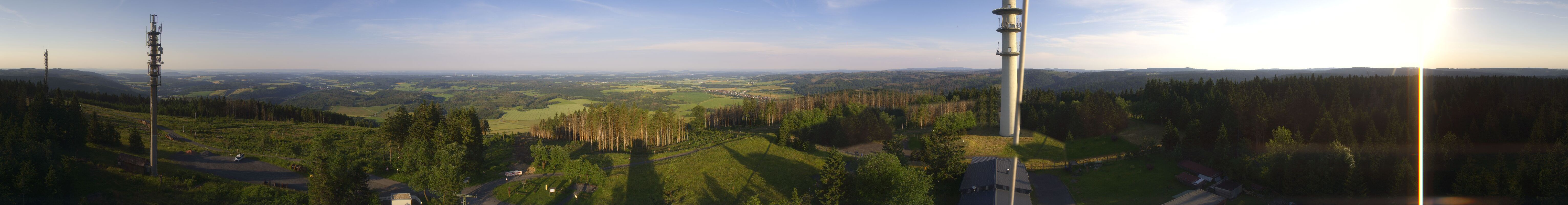 Archived image Webcam Bleßberg Mountain Near Sachsenbrunn