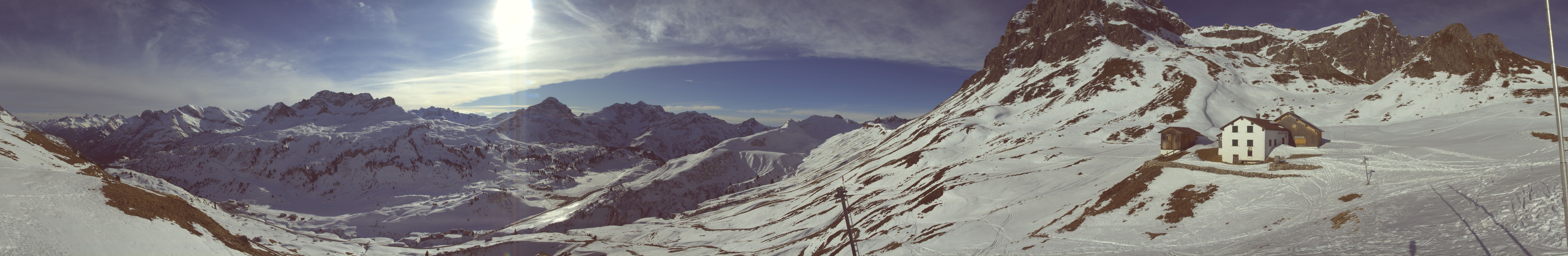 Archived image Webcam Widdersteinhütte in Warth-Schröcken