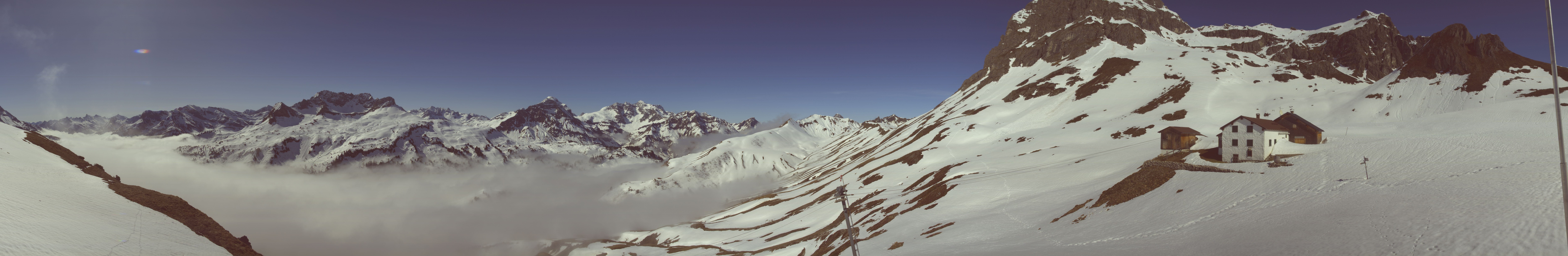 Archived image Webcam Widdersteinhütte in Warth-Schröcken