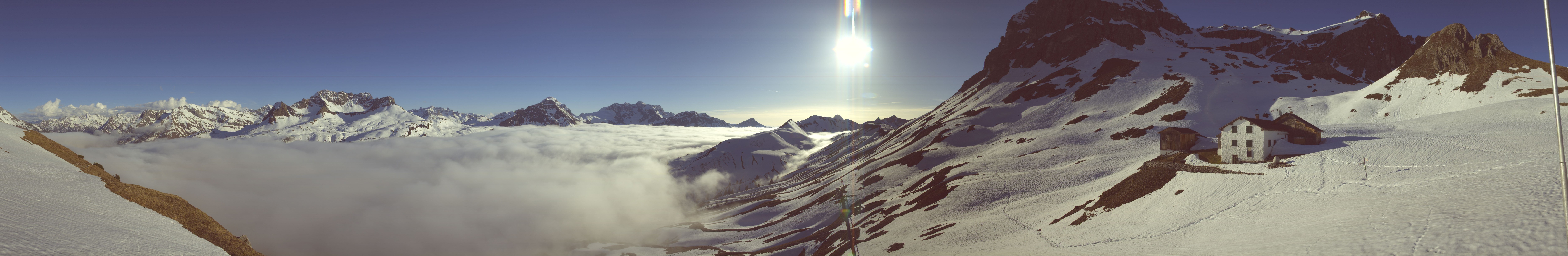 Archived image Webcam Widdersteinhütte in Warth-Schröcken