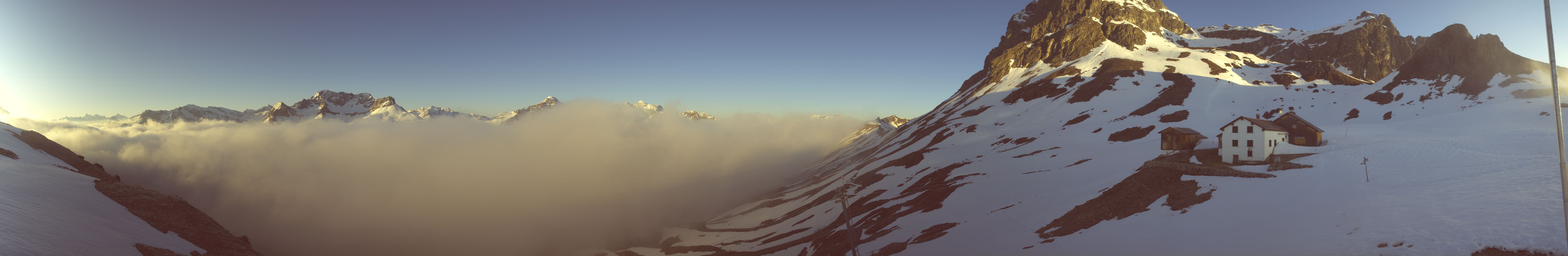 Archiv Foto Webcam Warth-Schröcken: Widdersteinhütte