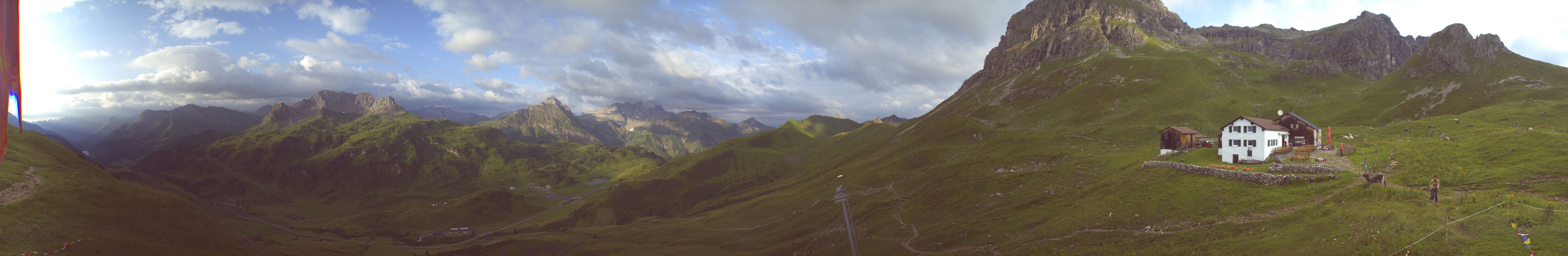 Archived image Webcam Widdersteinhütte in Warth-Schröcken