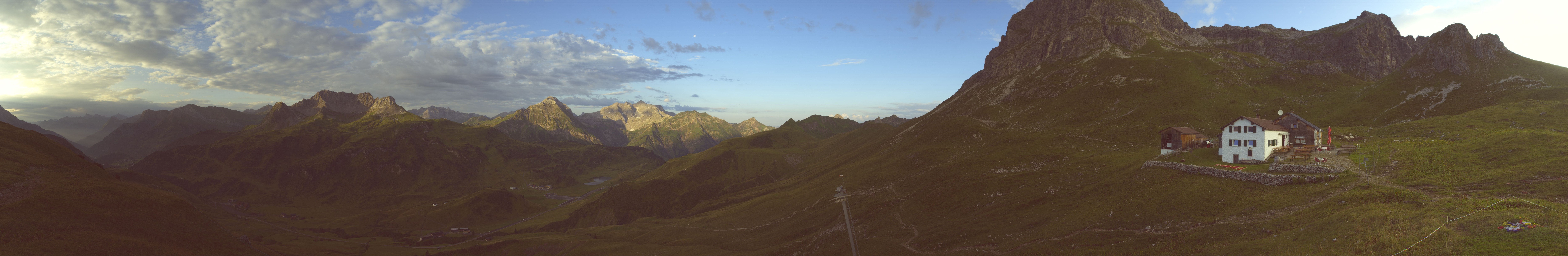 Archived image Webcam Widdersteinhütte in Warth-Schröcken