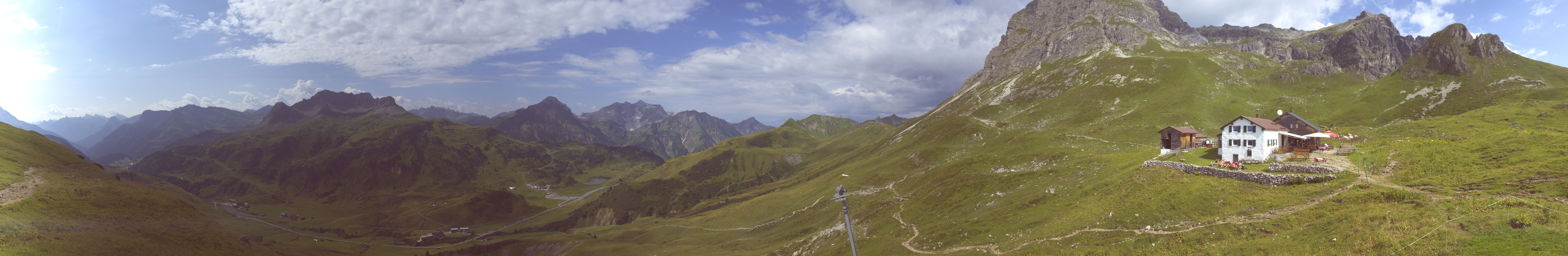 Archived image Webcam Widdersteinhütte in Warth-Schröcken