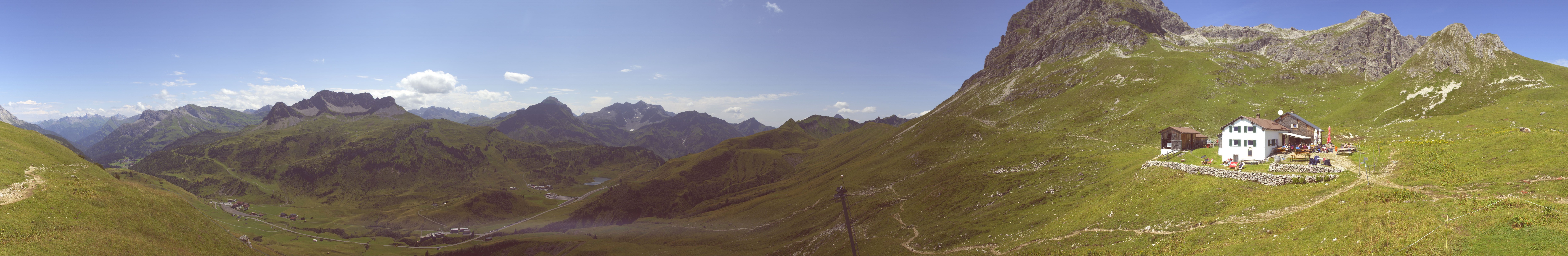 Archived image Webcam Widdersteinhütte in Warth-Schröcken