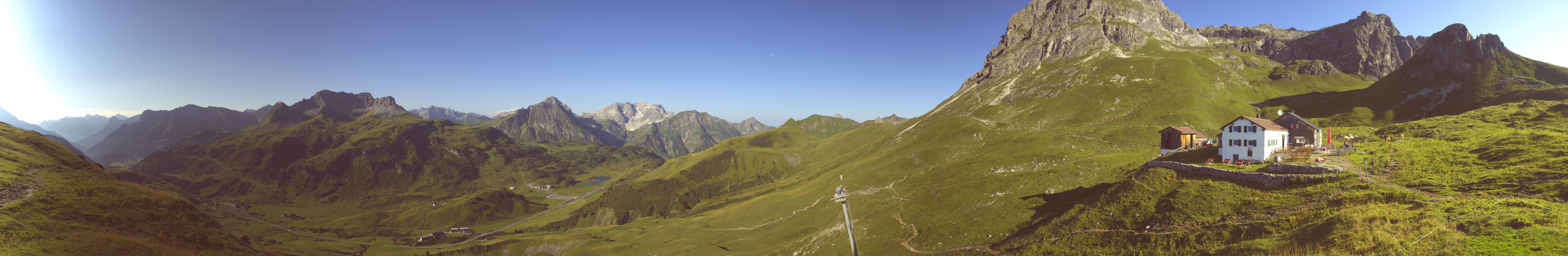 Archived image Webcam Widdersteinhütte in Warth-Schröcken