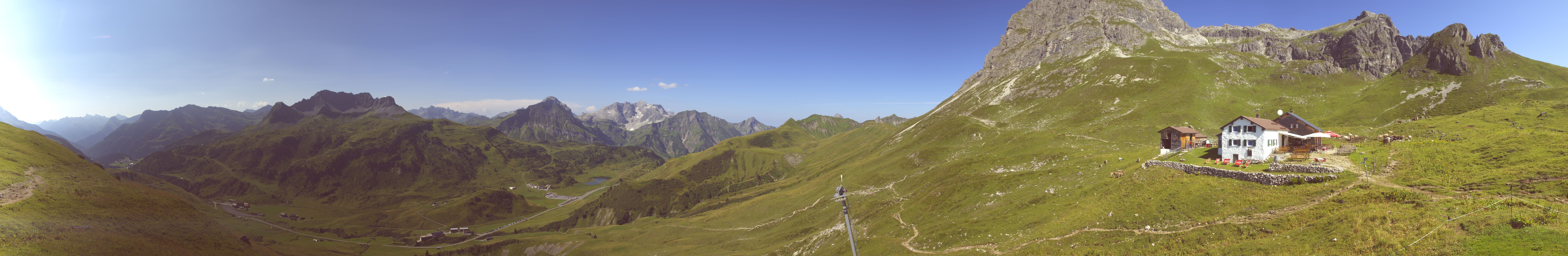 Archived image Webcam Widdersteinhütte in Warth-Schröcken