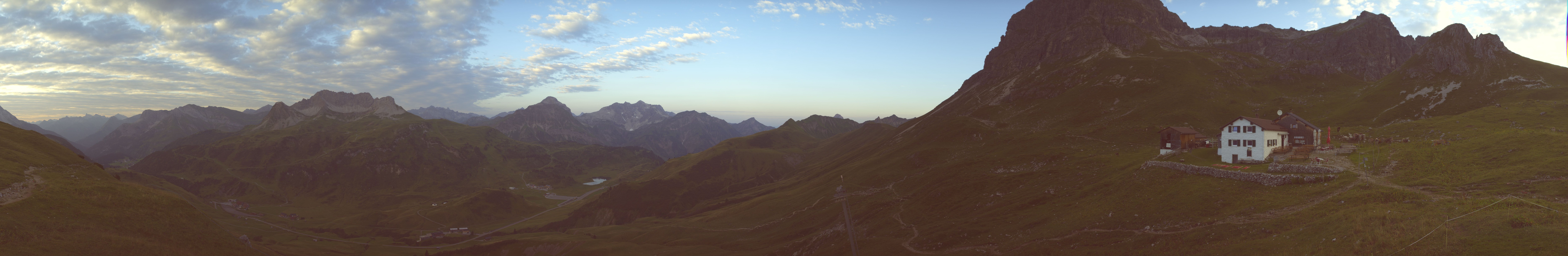 Archived image Webcam Widdersteinhütte in Warth-Schröcken