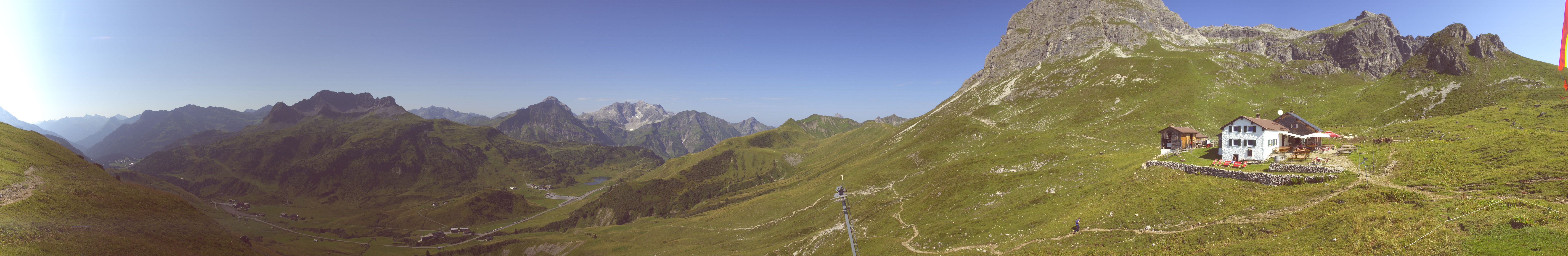 Archived image Webcam Widdersteinhütte in Warth-Schröcken