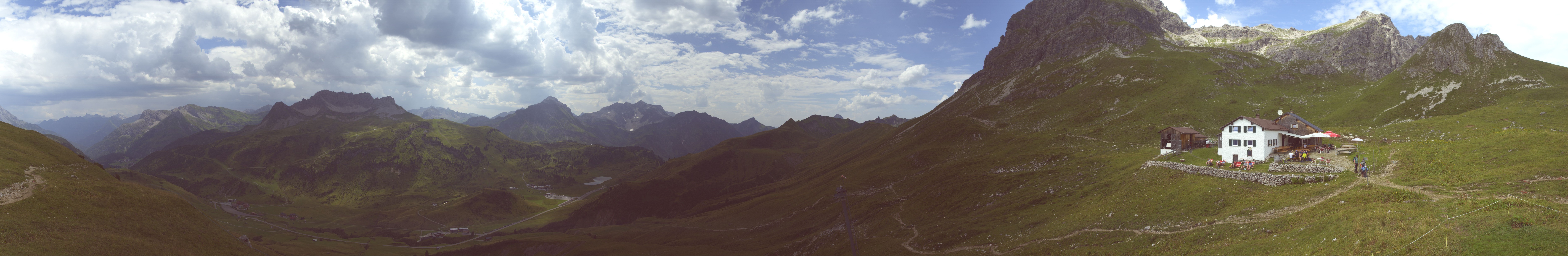 Archived image Webcam Widdersteinhütte in Warth-Schröcken