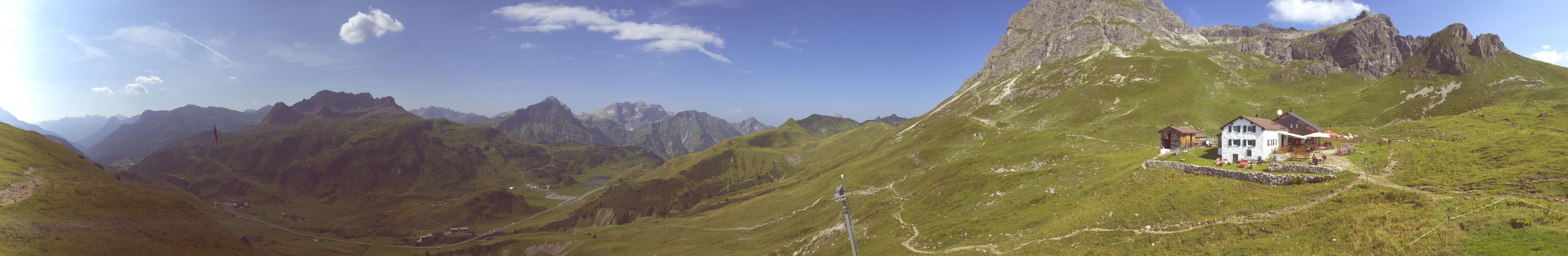 Archived image Webcam Widdersteinhütte in Warth-Schröcken