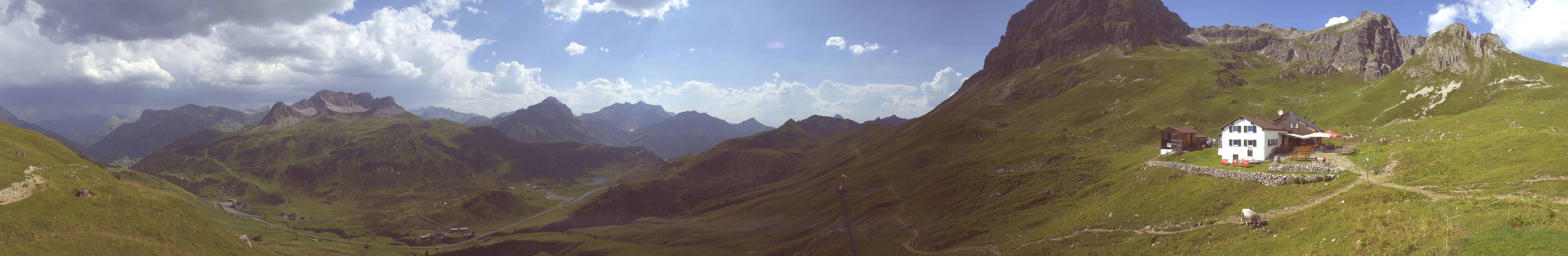 Archived image Webcam Widdersteinhütte in Warth-Schröcken