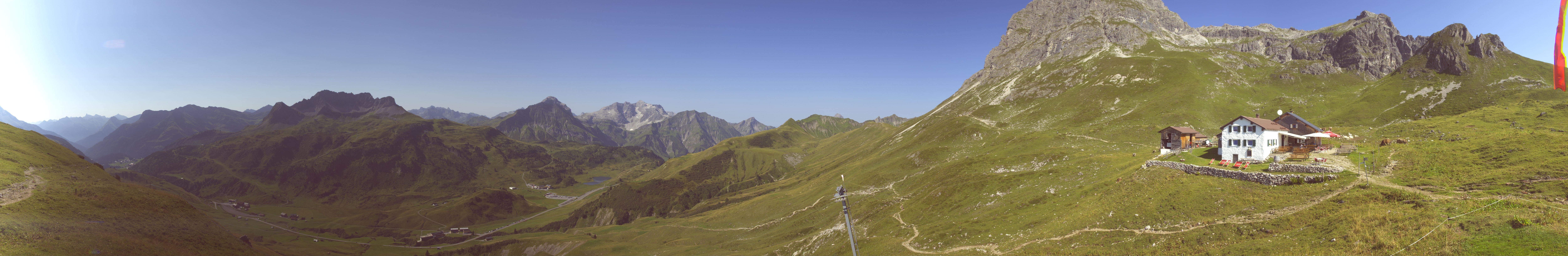 Archived image Webcam Widdersteinhütte in Warth-Schröcken
